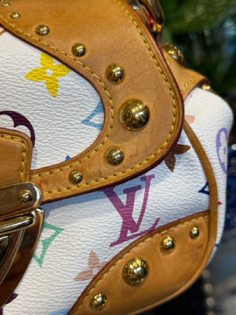 Louis Vuitton Takashi Murakami Beverly Pochette Multi Color Handbag