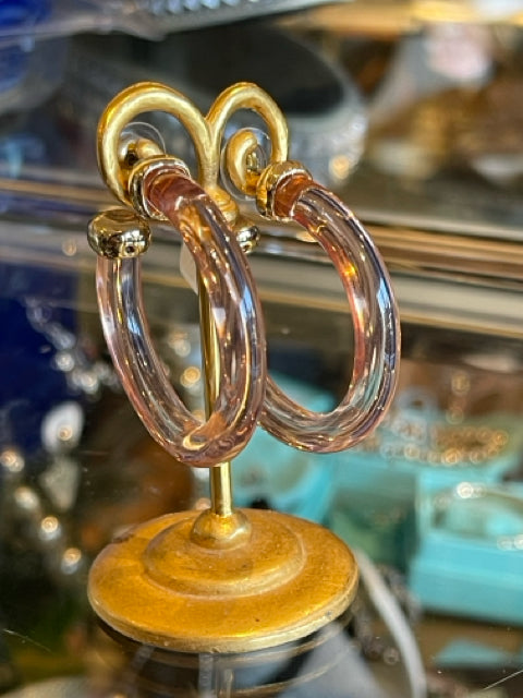 Baublebar Lucite C Hoop Earrings