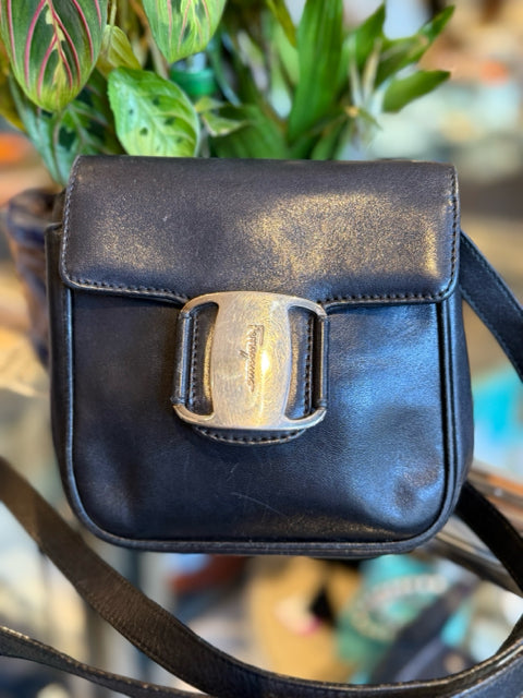 Salvatore Ferragamo Mini Logo Crossbody Bag