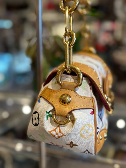 Louis Vuitton Takashi Murakami Beverly Pochette Multi Color Handbag