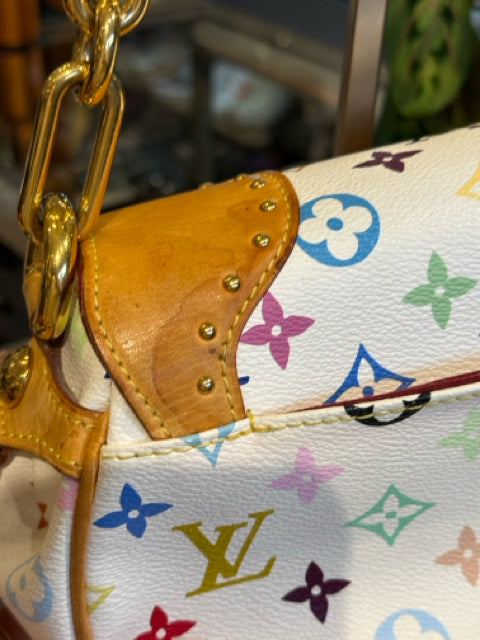 Louis Vuitton Takashi Murakami Beverly Pochette Multi Color Handbag