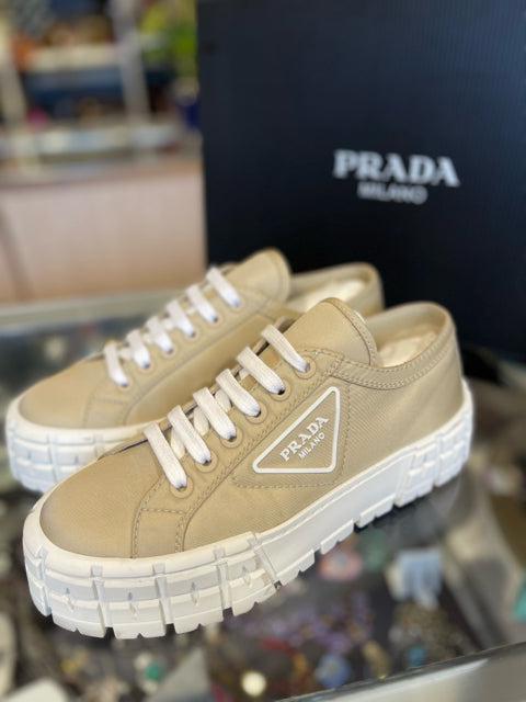 Prada Double Wheel Sneakers Sz 40