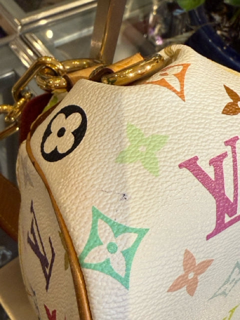 Louis Vuitton Takashi Murakami Beverly Pochette Multi Color Handbag