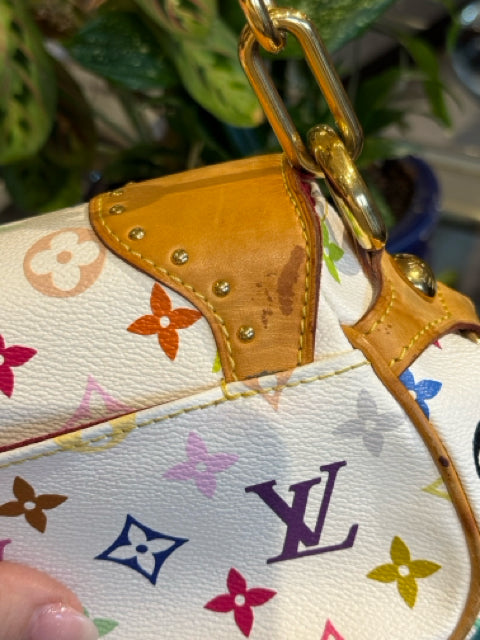 Louis Vuitton Takashi Murakami Beverly Pochette Multi Color Handbag