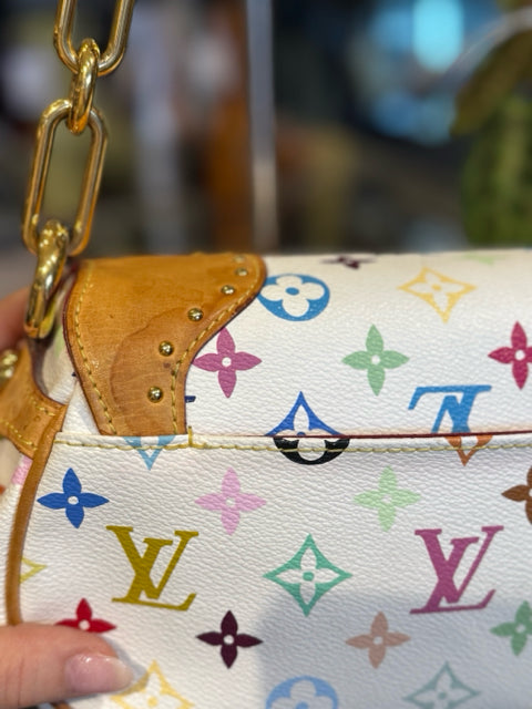 Louis Vuitton Takashi Murakami Beverly Pochette Multi Color Handbag