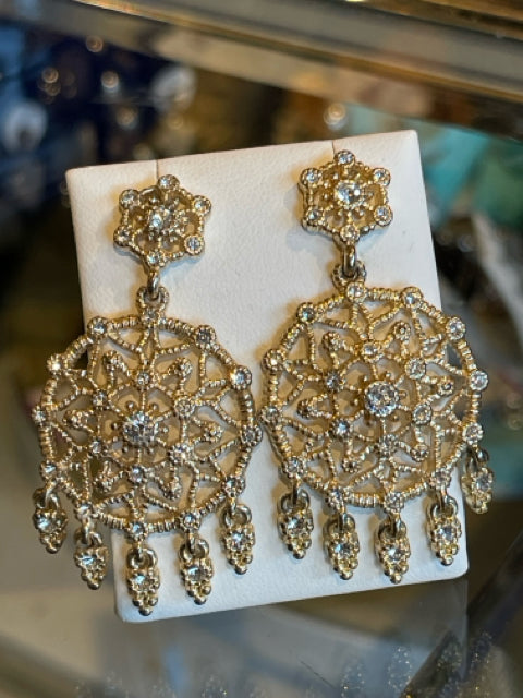 Dream Catcher Gold Tone Fashion Earrings