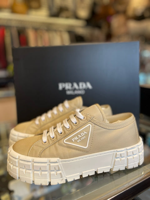 Prada Double Wheel Sneakers Sz 40