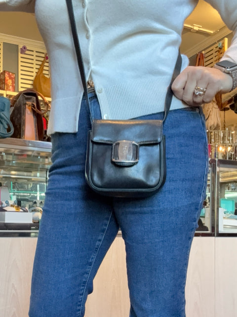 Salvatore Ferragamo Mini Logo Crossbody Bag