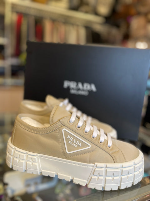 Prada Double Wheel Sneakers Sz 40