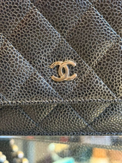 Chanel Wallet On Chain WOC Full Set Caviar 25 Series Like New