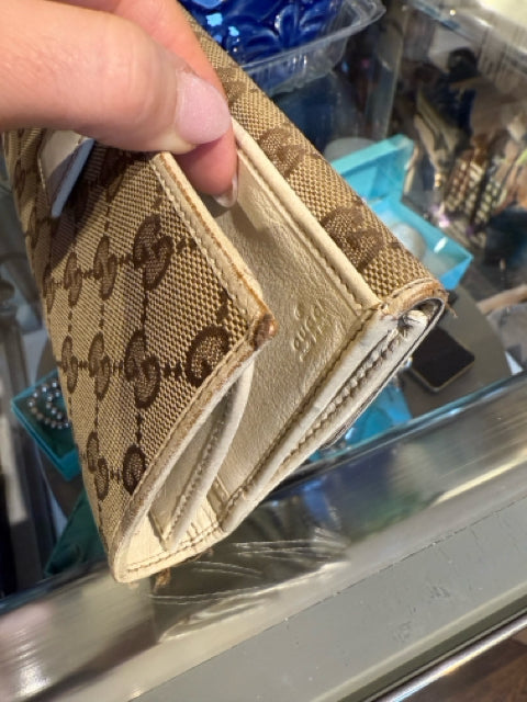 Gucci Wallet As-Is Horsebit GG Leather