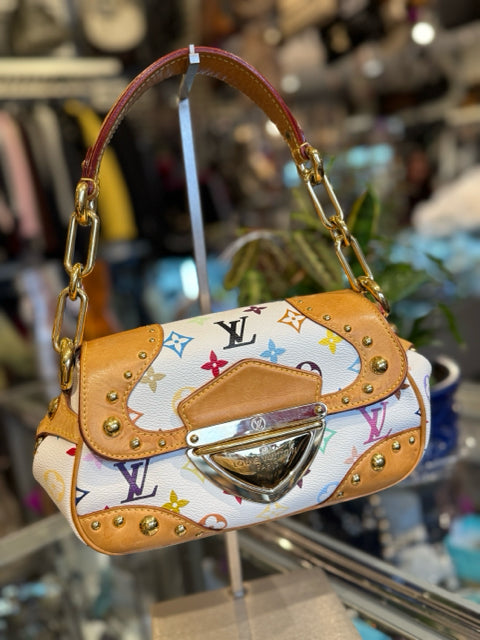 Louis Vuitton Takashi Murakami Beverly Pochette Multi Color Handbag