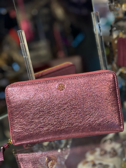 Tory Burch New Zippy Crinkle Wallet