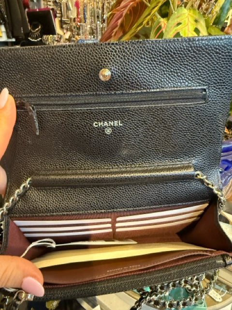 Chanel Wallet On Chain WOC Full Set Caviar 25 Series Like New