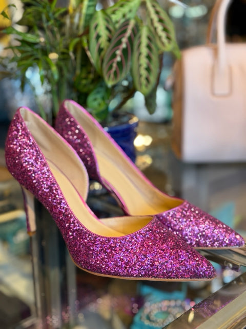 Marc Fisher Sz 9 Glitter Pumps Shoes