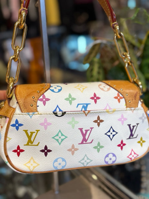 Louis Vuitton Takashi Murakami Beverly Pochette Multi Color Handbag