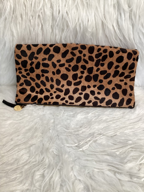 Leopard Stripe Clutch — Parker & Hyde